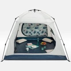 Quechua Abri De Camping 4 Places - Base Easy Fresh - Polyvalent, Instantané à Arceaux -Camping Rabais Magasin abri de camping 4 places base easy fresh polyvalent instantane a arceaux 2