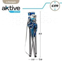 AKTIVE - Chaise De Camping Avec Porte-Gobelet -Camping Rabais Magasin aktive chaise de camping avec porte gobelet 6