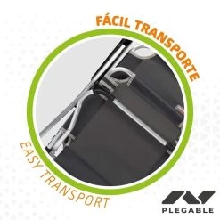 AKTIVE - Chaise Pliante Camping Fixe En Aluminium 54 X 57 X 91 Cm, Gris -Camping Rabais Magasin aktive chaise pliante camping fixe en aluminium 54 x 57 x 91 cm gris 3