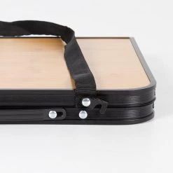 AKTIVE - Table De Camping Pliante Effet Bambou, 60x40x25 Cm -Camping Rabais Magasin aktive table de camping pliante effet bambou 60x40x25 cm 5