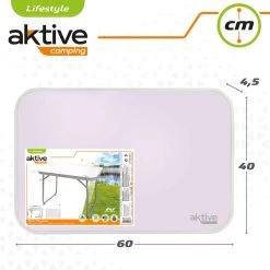AKTIVE - Table Pliante Avec Poignée De Transport. Table De Camping 60x40x50 Cm -Camping Rabais Magasin aktive table pliante avec poignee de transport table de camping 60x40x50 cm 4