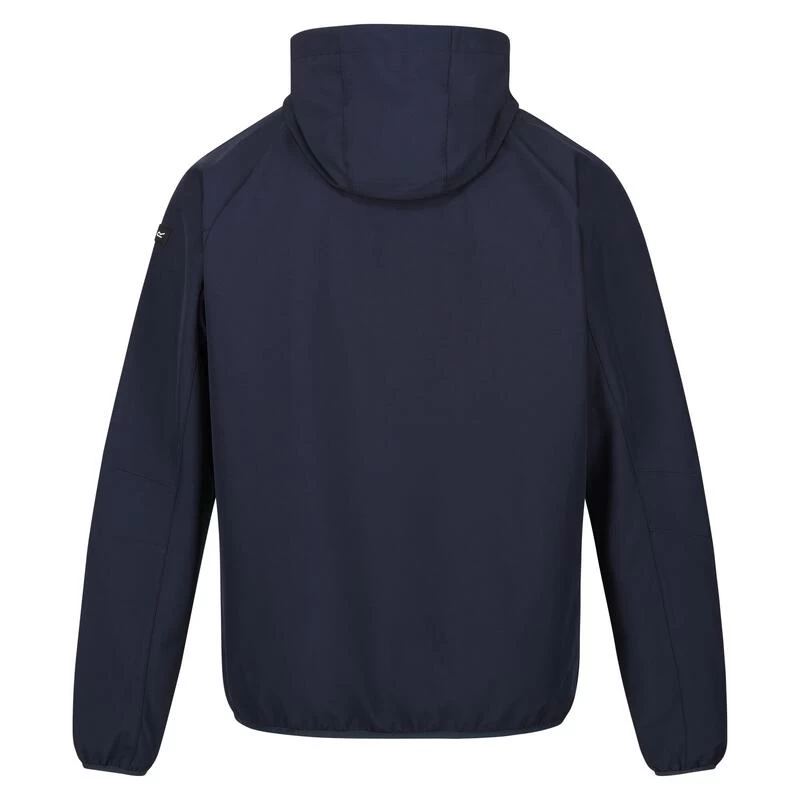 Regatta Arec III Homme Randonnée Softshell Veste - Marine 2 Regatta Arec III Homme Randonnée Softshell Veste - Marine – Image 2