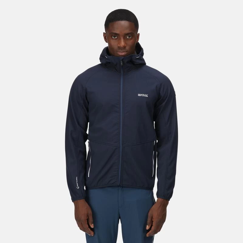 Regatta Arec III Homme Randonnée Softshell Veste - Marine 3 Regatta Arec III Homme Randonnée Softshell Veste - Marine – Image 3