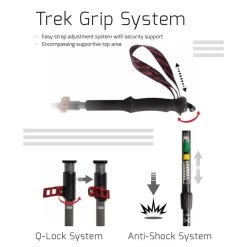 Exel Bâtons De Randonnée GIANT CARBON 100 Anti Choc 9 Exel Bâtons De Randonnée GIANT CARBON 100 Anti Choc -Camping Rabais Magasin batons de randonnee giant carbon 100 anti choc 4