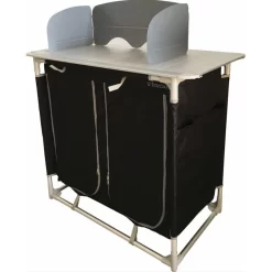 BAYASUN Meuble De Cuisine 4 Étagères Pieds Réglables Gris 7 BAYASUN Meuble De Cuisine 4 Étagères Pieds Réglables Gris -Camping Rabais Magasin bayasun meuble de cuisine 4 etageres pieds reglables gris 2