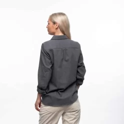 Bergans Of Norway Tovdal - Chemise De Marche Pour Femmes - Gris Foncé -Camping Rabais Magasin bergans of norway tovdal chemise de marche pour femmes gris fonce 3