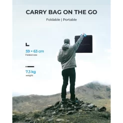 BLUETTI Générateur Électrique EB3A+PV200 268Wh/600W LiFePO4 Batterie Pour Voyage -Camping Rabais Magasin bluetti generateur electrique eb3apv200 268wh600w lifepo4 batterie pour voyage 6