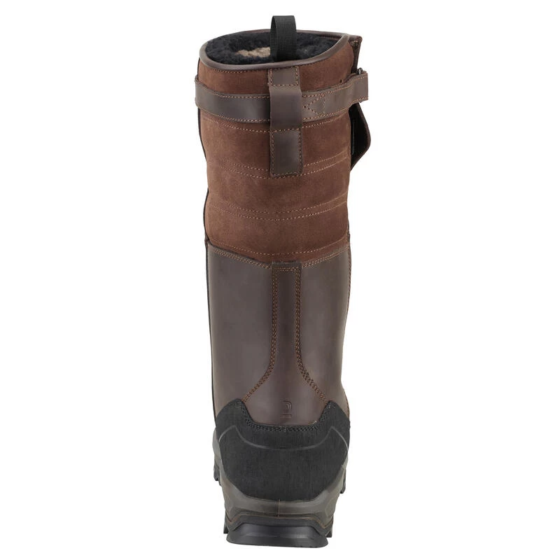 Bottes Chasse Chaudes Imperméables Cuir 900. 6 Bottes Chasse Chaudes Imperméables Cuir 900. – Image 6