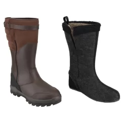 Bottes Chasse Chaudes Imperméables Cuir 900. 16 Bottes Chasse Chaudes Imperméables Cuir 900. -Camping Rabais Magasin bottes chasse chaudes impermeables cuir 900 6