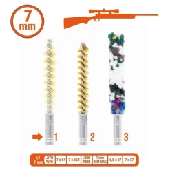 Brosses De Rechange Pour Kit Armes Rayées (filetage 8/32) -Camping Rabais Magasin brosses de rechange pour kit armes rayees filetage 832 2