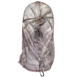 CAGOULE FILET MESH CHASSE 100 CAMOUFLAGE FORET -Camping Rabais Magasin cagoule filet mesh chasse 100 camouflage foret 2