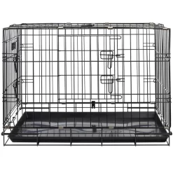 MARTIN SELLIER CAISSE DE TRANSPORT PLIABLE EN GRILLE POUR 1 CHIEN -Camping Rabais Magasin caisse de transport pliable en grille pour 1 chien 4