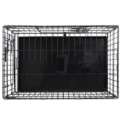 MARTIN SELLIER CAISSE DE TRANSPORT PLIABLE EN GRILLE POUR 1 CHIEN -Camping Rabais Magasin caisse de transport pliable en grille pour 1 chien 5