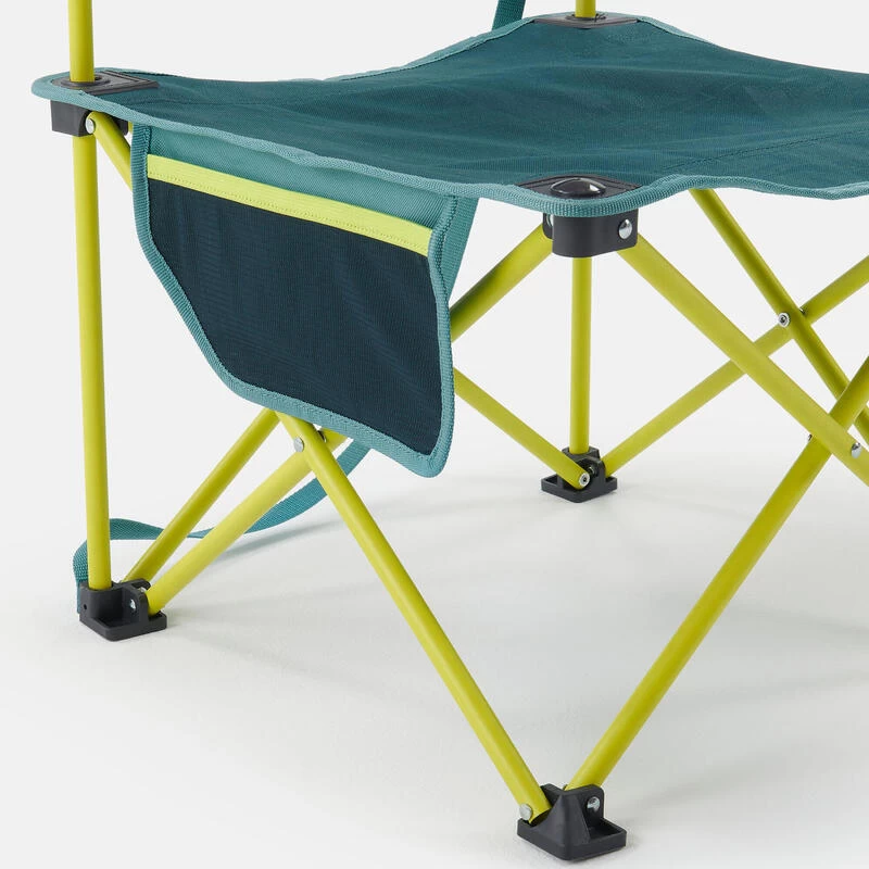 Quechua CHAISE BASSE PLIANTE DE CAMPING MH100 Jaune 9 Quechua CHAISE BASSE PLIANTE DE CAMPING MH100 Jaune – Image 9