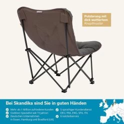 Chaise De Camping Pliante - Mala - Sac De Transport - Rembourrée - Max. 135 Kg -Camping Rabais Magasin chaise de camping pliante mala sac de transport rembourree max 135 kg 5