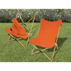 Chaise Longue Tofte - Chaise Relax De Camping - Pliable - Max. 120 Kg - Orange 11 Chaise Longue Tofte - Chaise Relax De Camping - Pliable - Max. 120 Kg - Orange -Camping Rabais Magasin chaise longue tofte chaise relax de camping pliable max 120 kg orange 4