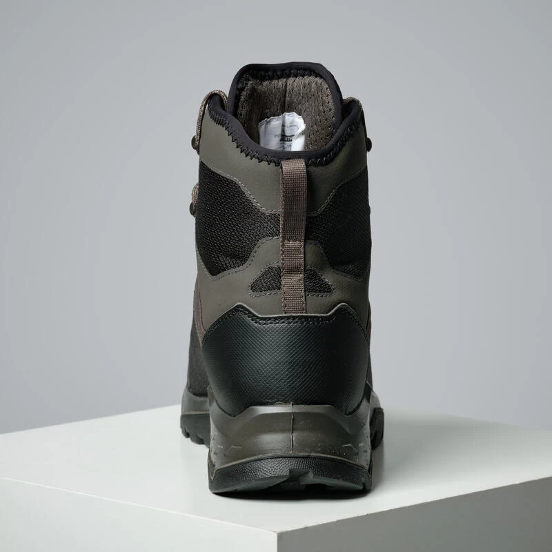 Chaussures Chasse Silencieuses Respirantes Grises 500 4 Chaussures Chasse Silencieuses Respirantes Grises 500 – Image 4