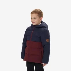 Quechua Doudoune De Randonnée Bleue Et Bordeaux - Enfant 2-6 Ans