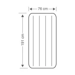 Intex Downy Jr. Twin Airbed - Lit Gonflable - 191x76x25cm - Avec Accessoires -Camping Rabais Magasin downy jr twin airbed lit gonflable 191x76x25cm avec accessoires 3