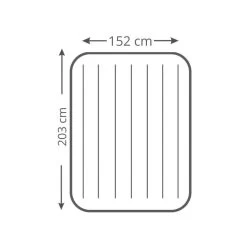 Intex Downy Queen Airbed - Lit Gonflable - 203x152x25cm - Avec Accessoires -Camping Rabais Magasin downy queen airbed lit gonflable 203x152x25cm avec accessoires 3