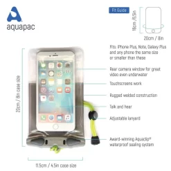 Aquapac Etui Professionnel étanche Pour Téléphone Plus Vert Citron -Camping Rabais Magasin etui professionnel etanche pour telephone plus vert citron 3