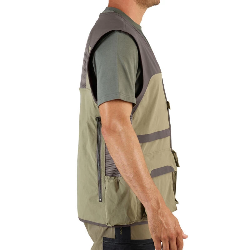Gilet Chasse Léger Et Respirant Homme - 500 Vert Clair 5 Gilet Chasse Léger Et Respirant Homme - 500 Vert Clair – Image 5