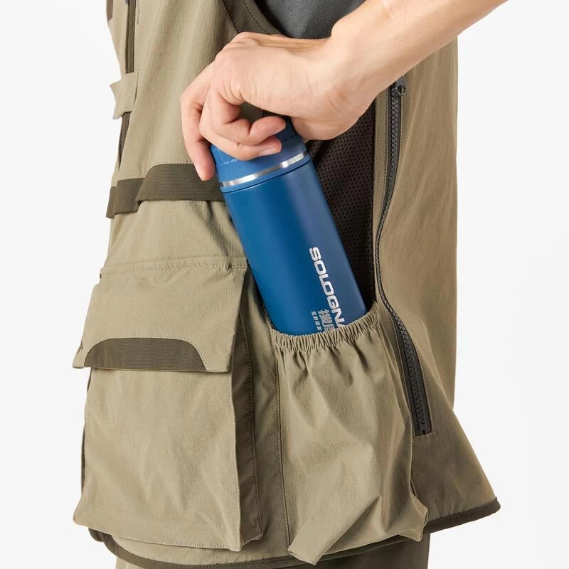 Gilet Chasse Léger Et Respirant Homme - 500 Vert Clair 9 Gilet Chasse Léger Et Respirant Homme - 500 Vert Clair – Image 9