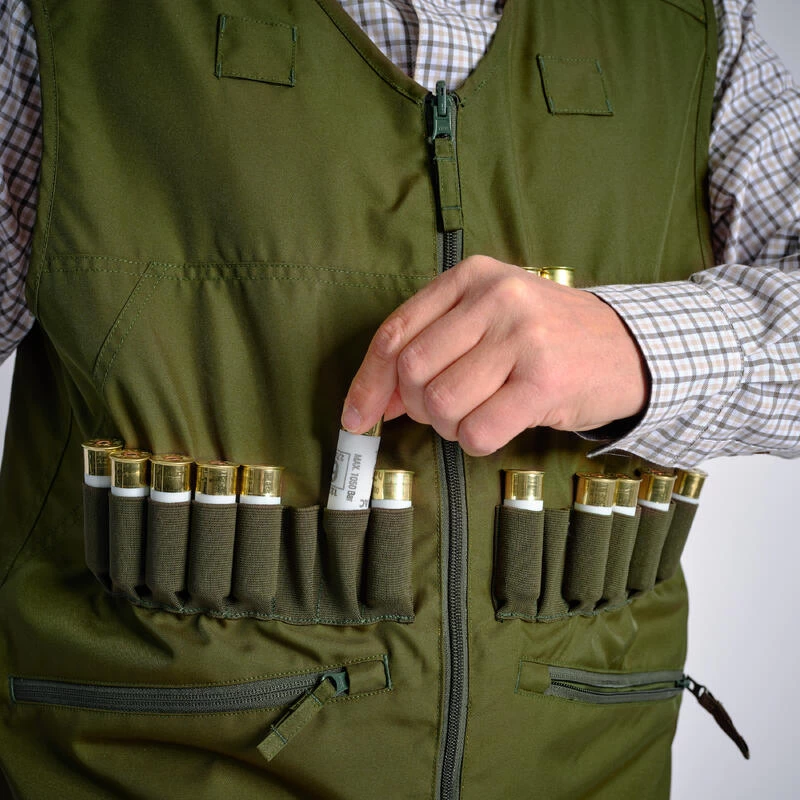 Gilet Chasse Réversible 500 Fluo/vert 4 Gilet Chasse Réversible 500 Fluo/vert – Image 4