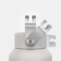 Quechua Gourde Inox 0,6L Avec Bouchon à Vis Pour La Randonnée - Blanc -Camping Rabais Magasin gourde inox 06l avec bouchon a vis pour la randonnee blanc 4