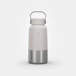 Quechua Gourde Inox 0,6L Avec Bouchon à Vis Pour La Randonnée - Blanc -Camping Rabais Magasin gourde inox 06l avec bouchon a vis pour la randonnee blanc 9