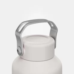 Quechua Gourde Inox 1L Avec Bouchon à Vis Pour La Randonnée - Blanc -Camping Rabais Magasin gourde inox 1l avec bouchon a vis pour la randonnee blanc 3