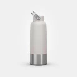 Quechua Gourde Inox 1L Avec Bouchon à Vis Pour La Randonnée - Blanc -Camping Rabais Magasin gourde inox 1l avec bouchon a vis pour la randonnee blanc 8