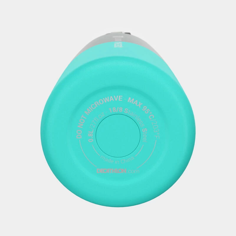 Quechua Gourde MH500 Isotherme Randonnée Inox 0,5L Turquoise 3 Quechua Gourde MH500 Isotherme Randonnée Inox 0,5L Turquoise – Image 3