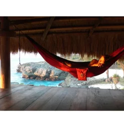 TICKET TO THE MOON Hamac Original Aqua / Gris Foncé -Camping Rabais Magasin hamac original aqua gris fonce 4