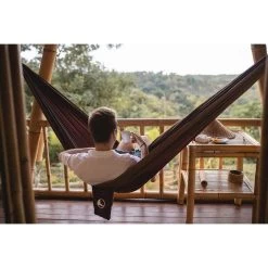 TICKET TO THE MOON Hamac TTTM Compact Chocolate -Camping Rabais Magasin hamac tttm compact chocolate 2