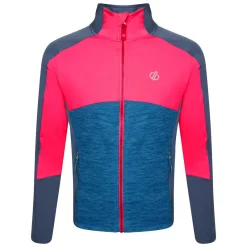 Dare 2b Haut Polaire EXCEPTION Enfant (Denim Sombre / Rose Foncé)