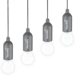 Lampe De Camping Narvik | Set De 4 Lampes LED, Pull Light, à Piles