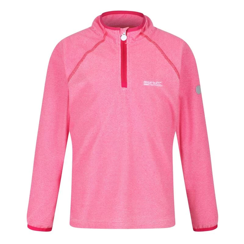 Regatta Loco Polaire De Randonnée Zippé à Moitié Pour Enfant - Rose Vif 3 Regatta Loco Polaire De Randonnée Zippé à Moitié Pour Enfant - Rose Vif – Image 3