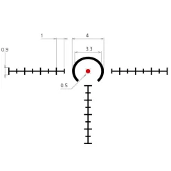 LUNETTE DE TIR RED DOT DELTA OPTICAL HORNET 1X PRISMATIC -Camping Rabais Magasin lunette de tir red dot delta optical hornet 1x prismatic 6