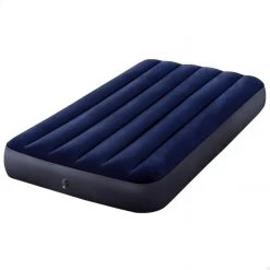 Matelas Gonflable - Intex Classic Downy -1 Personne - 99x191x25 Cm (BxLxH)