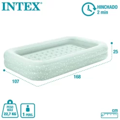Matelas Gonflable - Intex Kidz - Matelas Gonflable Pour Enfants - 1 Personne -Camping Rabais Magasin matelas gonflable intex kidz matelas gonflable pour enfants 1 personne 2