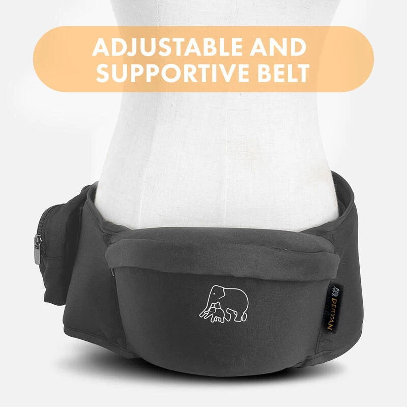 Pack Basic Luxe Nacelle Ergonomique - Porte-bébé Confortable - Gris 4 Pack Basic Luxe Nacelle Ergonomique - Porte-bébé Confortable - Gris – Image 4