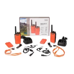 Pack De 2 Talkie Walkie TLK1054 - Orange 9 Pack De 2 Talkie Walkie TLK1054 - Orange -Camping Rabais Magasin pack de 2 talkie walkie tlk1054 orange 4