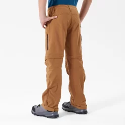 Quechua Pantalon De Randonnée Modulable Enfant MH550 Marron Foncé 7-15 Ans -Camping Rabais Magasin pantalon de randonnee modulable enfant mh550 marron fonce 7 15 ans 4