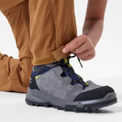 Quechua Pantalon De Randonnée Modulable Enfant MH550 Marron Foncé 7-15 Ans -Camping Rabais Magasin pantalon de randonnee modulable enfant mh550 marron fonce 7 15 ans 8