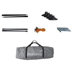 Paravent De Camping Bora - Brise-Vue - 4,5 X 1,4 M - Résistant Au Vent - Gris -Camping Rabais Magasin paravent de camping bora brise vue 45 x 14 m resistant au vent gris 6