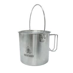 Pathfinder Pot En Acier Inoxydable Avec Couvercle (1,9 L) -Camping Rabais Magasin pathfinder pot en acier inoxydable avec couvercle 19 l 2