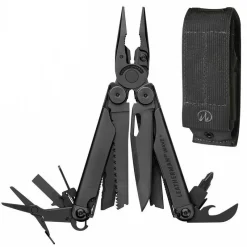 Pince Multifonctions Randonnée Camping 18 Outils En 1 Wave+ Noir LEATHERMAN