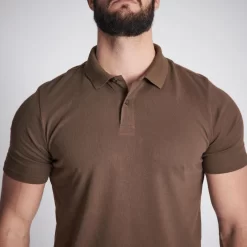 POLO 500 MARRON -Camping Rabais Magasin polo 500 marron 2