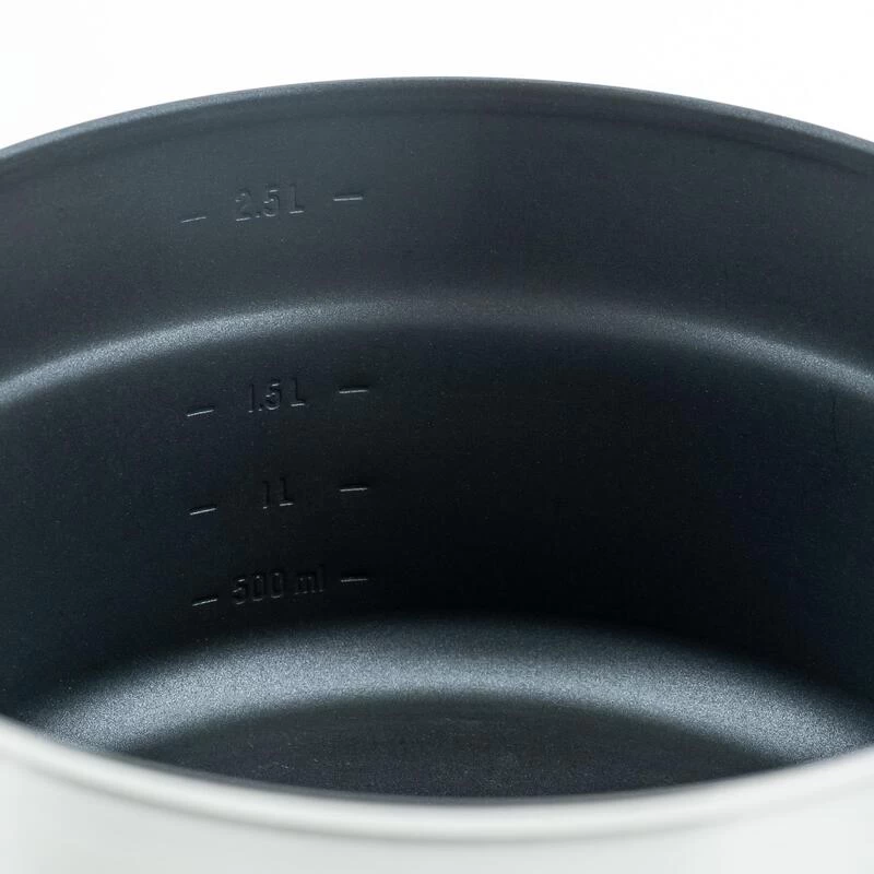 Quechua Popote Camp Du Randonneur MH500 Inox + Revêtement Anti-adhésif 4 Personnes 3,5L 8 Quechua Popote Camp Du Randonneur MH500 Inox + Revêtement Anti-adhésif 4 Personnes 3,5L – Image 8